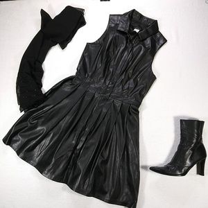 SALE!  was $27. Venus Faux Leather Dress, sz 4